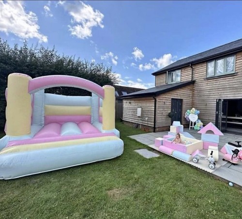 Pastel multi coloured bouncy - pastel,
