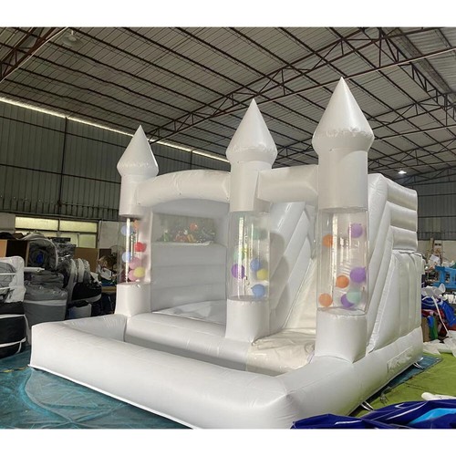 New white balloon - balloon, inflatable