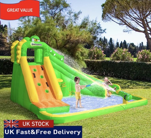 Kids bouncy castle - kids, slide
