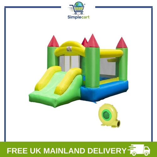 Bouncy castle with - bouncy, slide