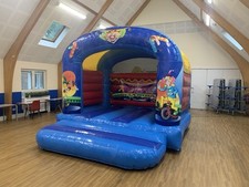 Circus themed Roofed Bouncy