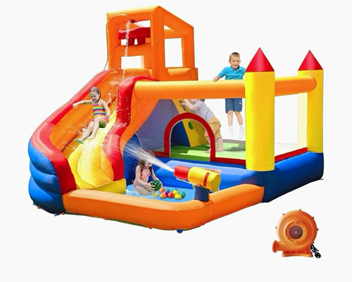 Inflatable bouncy castle slide - bouncy,