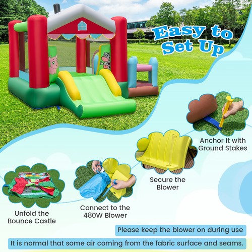 Themed bouncy castle with - themed,