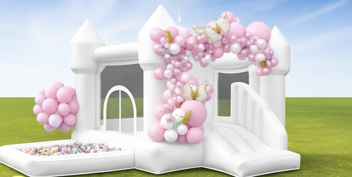 White bouncy castle for - bouncy,