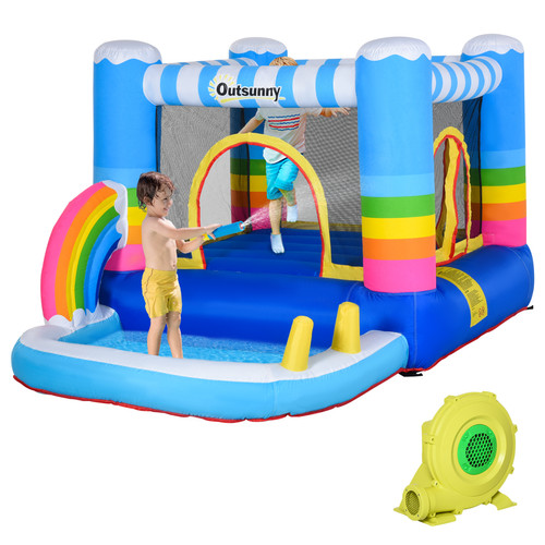 Kids bouncy castle with pool - bouncy,