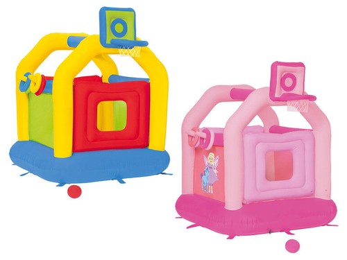 Multi coloured bouncy castle - bouncy,