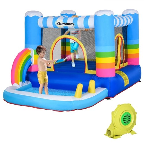Outsunny kids bouncy castle - kids,