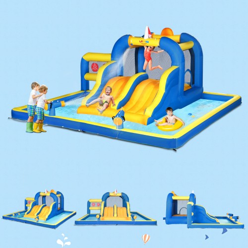 Bouncy castle with - bouncy,