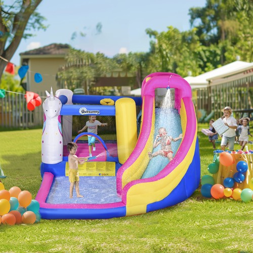 Bouncy castle with - in, castle,